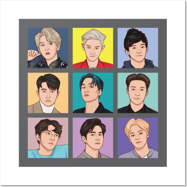 Tooniefied EXO Wall Art by Tooniefied